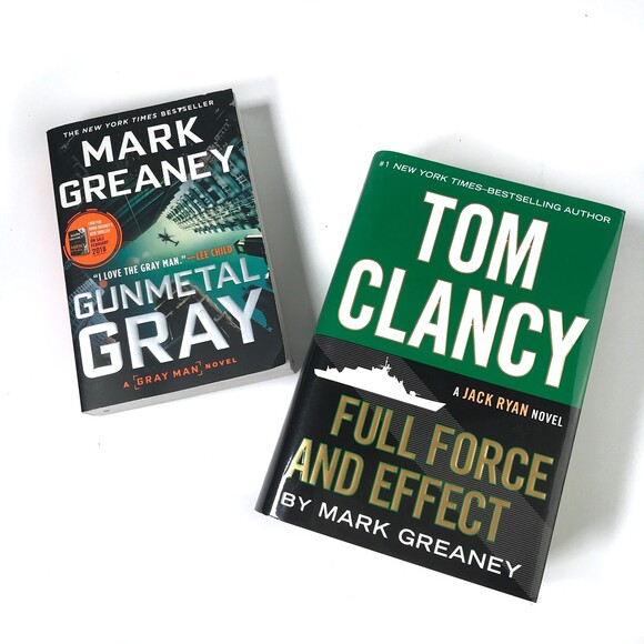 Mark Greaney Book Lot Gray Man Gunmetal Gray Tom Clancy Full Force and Effect - Picture 2 of 13